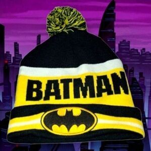 Batman Boy's Pom‎ Beanie OS